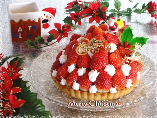 ひとあしお先に☆苺のクリスマスツリータルト - パンのちケーキ時々わんこ