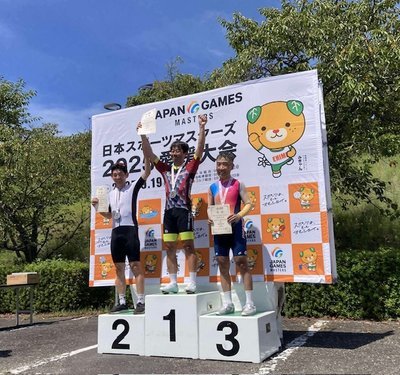                            2025 日本スポーツマスターズ 愛媛大会  ロードレース55～59歳クラス 3位       