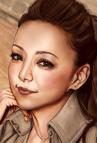 安室奈美恵さん 似顔絵の部屋 安室奈美恵さん 似顔絵の部屋
