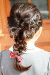 ピアノ発表会 髪型 ヘアアレンジ 子供 編み込み エスポワールリボン さくら市 美容室エスポワール 美容室エスポワール