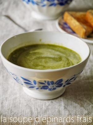 ホウレン草のスープとロシア風サラダ - serendipity blog