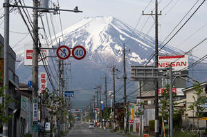 市街地からの富士山 - My diary