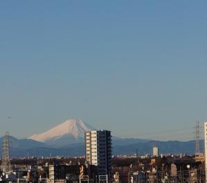 埼玉からの富士山 - なっちゃんのダイニング