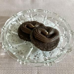 バレンタインに・・ガーナリップルdeハートの友チョコ♡ - パンのちケーキ時々わんこ