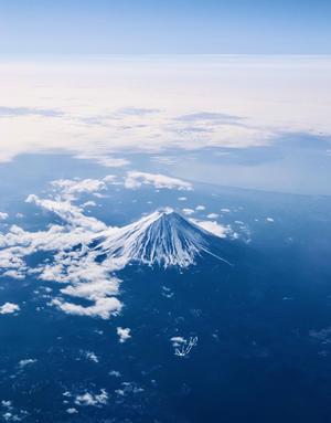 高度10000mからの富士山 - マコト日記