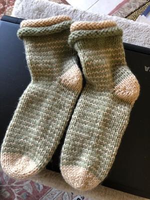 手編みの靴下 - 伊豆で暮らす