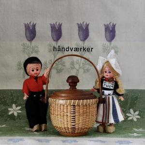 海外のお土産人形とミニラウンド色々 - handvaerker　~365 days of Nantucket Basket~