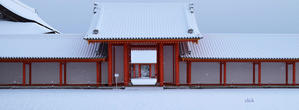 京都御所に降る雪 - ぎゃらりー竹斎堂