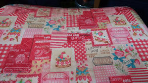 100均リメイクと一枚のカット生地から（２） - 香りの小部屋　雨針晴耕