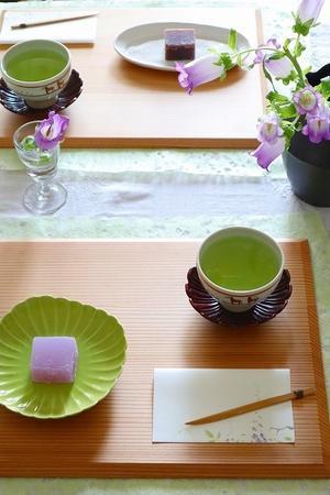 鹿児島の新茶と奈良の和菓子 - 暮らしを紡ぐ2
