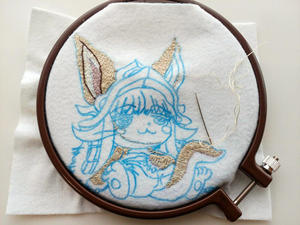 立体刺繍でシロツメクサ からの刺繍糸見直し とんでもひつじ日和 立体刺繍でシロツメクサ からの刺繍糸見直し とんでもひつじ日和