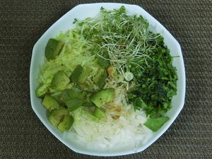 9月10日の生野菜サラダ - 食写記　～Shokushaki's Blog～