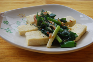 海老ねぎ豆腐 - 食品ロス削減料理研究家ブログ行長万里 　日本全国　美味しい話