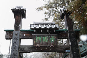 雪の全龍寺 - 写真の記憶