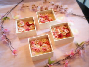 可愛くて美味しい「あんこのお花」 ＊ 「桜のおはぎBOX」春の特別レッスン♪ - ぴきょログ～軽井沢でぐーたら生活～