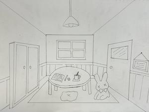 小学生「一点透視図法」に挑戦 - 東西線浦安駅徒歩２分の絵画教室「Atelier創（アトリエ・ソウ）」のブログ