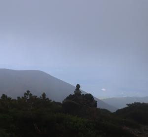 結構な悪天候の中蔵王の御釜へ - 標高480mの窓からⅡ
