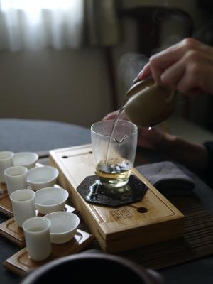 茶漏を使い杉林渓を淹れる＠お楽しみの中国茶 - 