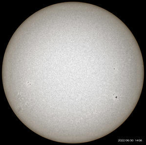 ６月３０日の太陽 - お手軽天体写真