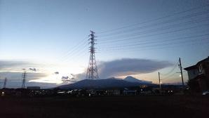 夕方の富士山 - 白い羽☆彡静岡県東部情報発信・・・PiPiPi♪