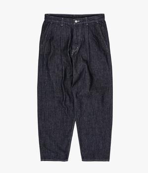 Graphpaper　Colorfast Denim Two Tuck Tapered Pants - TRUNK
