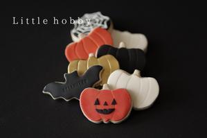 ハロウィンの　　粘土でフェイクアイシングクッキー - Little hobby