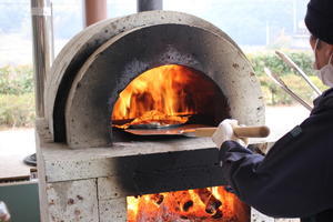 pizza oven. - 