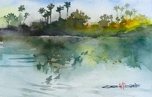 また雨だ、良い加減にしてくれと叫ぶ - シニアチックな水彩画家　おさむ斉藤のブログ　Watercolor by Osamu 水彩画家のロス日記 Watercolorist Diary