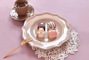 チョコレートみたいな和菓子のバレンタイン♡ - お茶の時間にしましょうか－キャロ＆ローラのちいさなまいにち－　Caroline & Laura's tea break