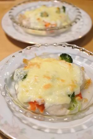 海鮮のクリームチーズグラタン - マキパン・・・homebake　パンとお菓子と時々ワイン・・・