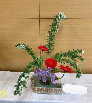 お花の展示 - Mikari's Blog