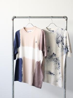 NOMA t.d. Hand Dye Twist Tee - 『Bumpkins putting on airs』