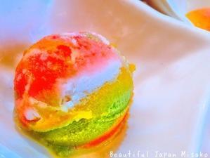 ブロンコビリーで虹色アイス～&#128149;(*^_^*);･ﾟ☆､･：`☆･･ﾟ･ﾟ☆ - Beautiful Japan 絵空事