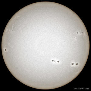 ５月３１日の太陽 - お手軽天体写真