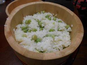 圧力鍋で豆ごはん加熱3分（じいちゃんの料理）&庭のシラン - 小町の日々の暮らし
