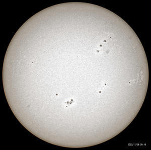 11月28日の太陽 - お手軽天体写真
