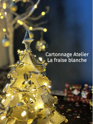 カルトナージュでつくる『クリスマスツリー』🎄 - 　　　　　　埼玉カルトナージュ教室　　　　　　　～Cartonnage Atelier La fraise blanche～　