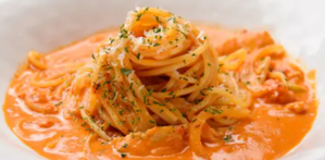 Rose Pasta, tomato cream pasta, a favorite food in Korean cafes and restaurants - 