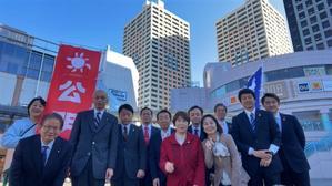 市川総支部議会報告街頭   - 