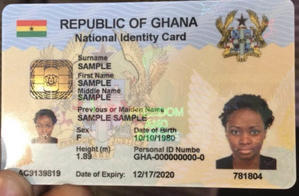 Steps Involve In Applying Ghana Card - 