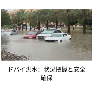 ドバイ洪水：状況把握と安全確保 - 