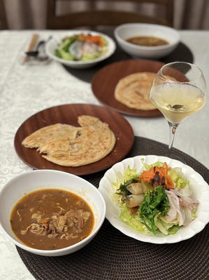 カレースープとパロッタ - 登志子のキッチン