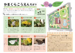 4月第25号『かまくらこうえんだより』発行しました - 葛飾区鎌倉公園