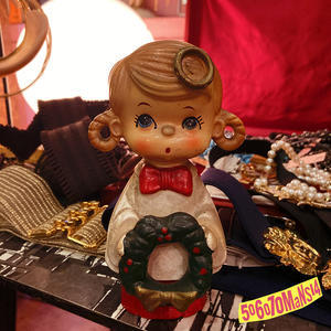 1960s Vintage クリスマス 日本製陶器人形いろいろ - 