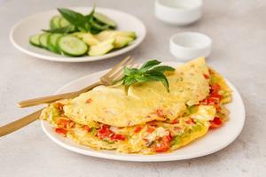 Vegetable Omelet - 