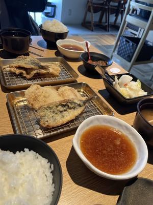 大満足の天ぷら定食 - 