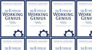 Get PDF Books The 6 Types of Working Genius by: Patrick Lencioni - 