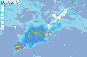 金曜日の朝、雨。 - 沖縄の風