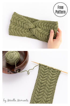 The Thicket Headband Free Knitting Pattern - 