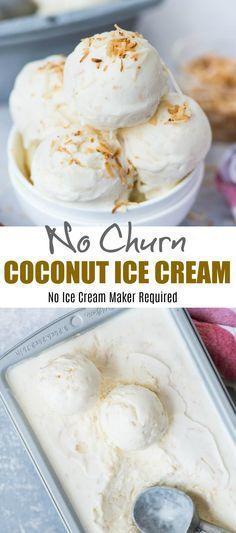 Coconut ice cream - 
